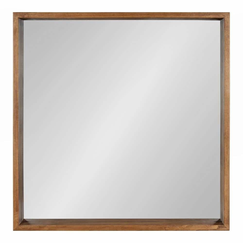 $232  Kate & Laurel Square Rustic Mirror (30x30)