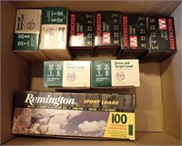 (9) BOXES OF 20GA SHOTGUN SHELLS,