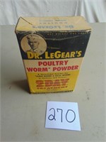 Dr. LeGears Poultry Worm Powder