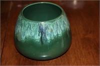 Vancouver Canada teal pot w frog inside