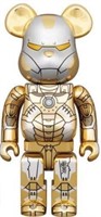 BEARBRICK 'Ironman" ama Metropolis Variant1