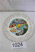 Mississippi - The Magnolia State Souvenir Plate