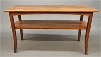 Thos. Moser Wing maple hall table.