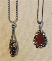 Sterling Silver Jewelry 2 Necklaces