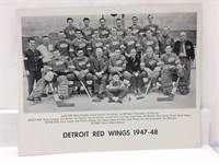 1947-48 Detroit Red Wings Team Photo