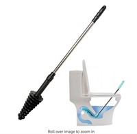 Toilet Flexible Brush Plunger Piston Type Dredge