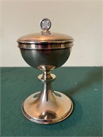 Solid Silver Ciborium (marks rubbed)