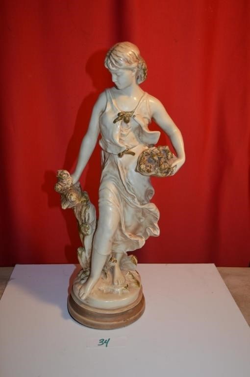 Porcelain Goddess Statue