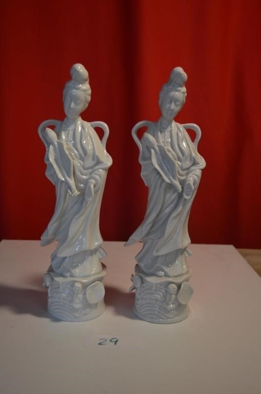 Homco Oriental lady Statues