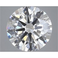 Igi Certified Round Cut 6.00ct Si1 Lab Diamond