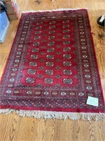 Antique Pakistan Bokhara Wool Rug  #2