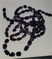 Purple/Black Glass Beads