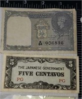 Vintage WW1 ERA Paper Money