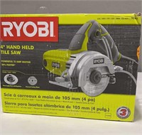 Ryobi 4" Hand Held Tile Saw (Open Box, Untested)