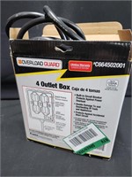4 outlet box