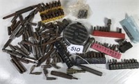 Wide Assortment of Driver Bits and Extensions