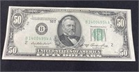 1950 A $50 Dollar Bill