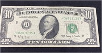 1963 A $10 Dollar Bill