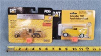 1/87 Cat Grader & 1/43 Delivery Truck