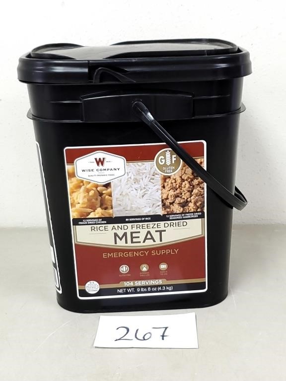 Wise Company Rice and Freeze Dried Meat (No Ship)