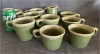 Hull Ovenproof USA Green Coffee and Tea Mugs