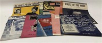 Lot of Sheet Music from the 1940's & 50's