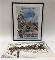 Lot of 2 Budweiser Advertising Posters