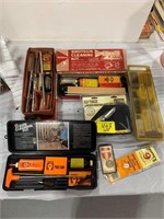 GUN CLEANING KITS, OLD TIMER POCKET KNIFE SET,