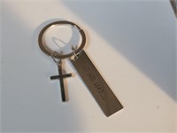 Cross keychain