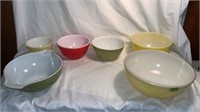 6 glass bowls