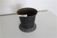 Cast iron mortar