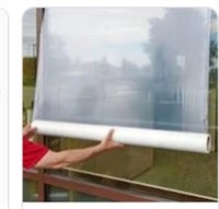 47" Wide Frosted Window Privacy Sticker