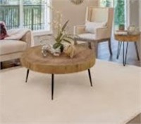 Rustown Farmhouse Round Coffee Table