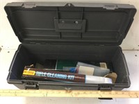 Gun Cleaning kit, tool box & window blind