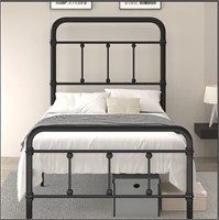 Macbimony Twin XL-Bed-Frame with headboard Giselle
