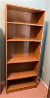 5 Tier Wood Bookshelf