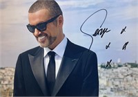 Autograph COA George Michael Photo