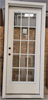 15 LIGHT EXTERIOR DOOR IN CASING