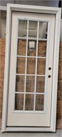 15 LIGHT EXTERIOR DOOR IN CASING