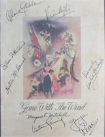 "Gone with the Wind" Cast Signed Movie Booklet