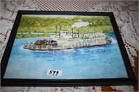 Potosi Steamboat - Hand-Painted