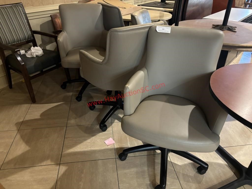 LOT - (5)  ROLLING SWIVEL CHAIRS