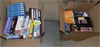 2 BOXES OF VHS TAPES  MOVIES