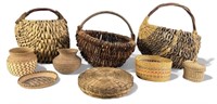 Group of Native American Wicker