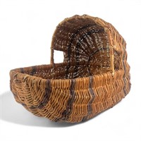 Chippewa Woven Basket Cradle