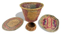 Group of Woven Native American Wicker