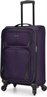 Aviron Bay Softside Luggage  Purple  22-Inch