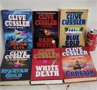 6 Clive Cussler Books