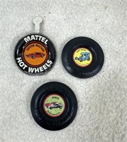 Lot Of 3 Vintage Hot Wheel Redline Coins