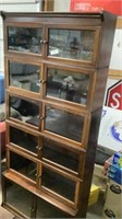 Antique stacking bookcase
